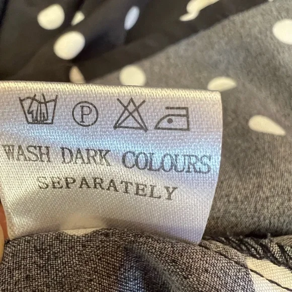 Missord Polka Dot Midi Dress 4X Cowl Neck Retro Pinup Wiggle Plus Size - Picture 7 of 7